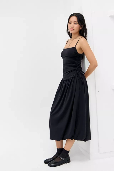 Silence + Noise Eliza Drop Waist Midi Dress