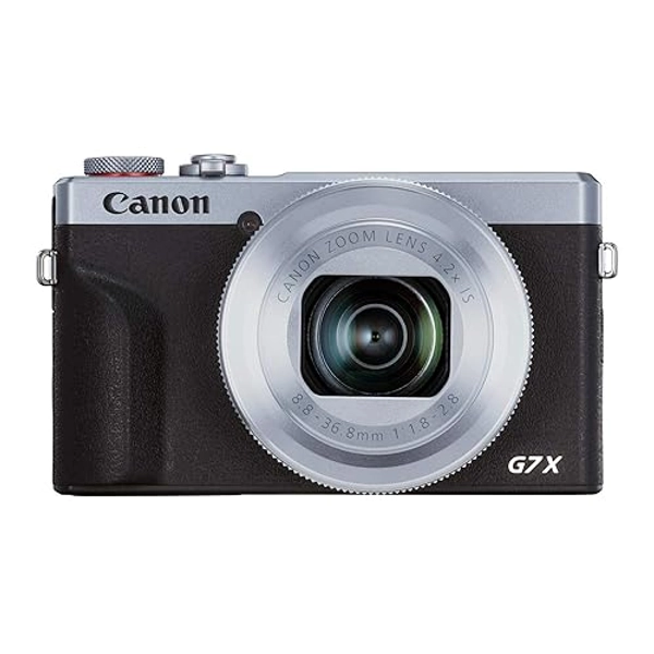 Canon PowerShot Digital Camera [G7 X Mark III] with Wi-Fi & NFC - International Version - Silver