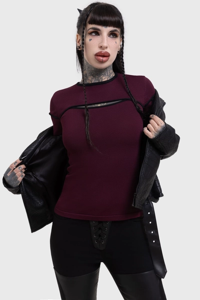 Abyssal Elegy Knitted Top