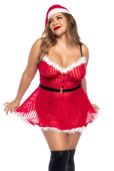 Mrs Claus Costume Plus