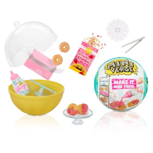 MGA's Miniverse Make It Mini Food - Cafe Series 3 - Mini Collectibles in Mystery Blind Packaging - DIY Resin Play - Replica Food, NOT Edible - for Collectors and Ages 8+ Years