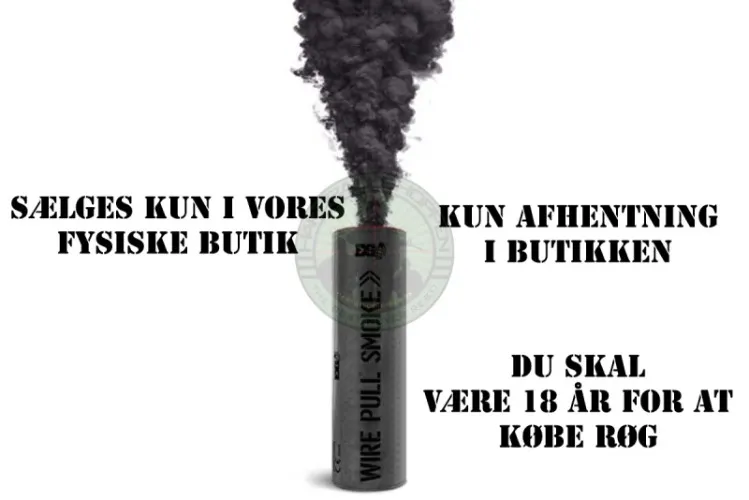 Enola Gaye Wp40 Smoke Grenade Black