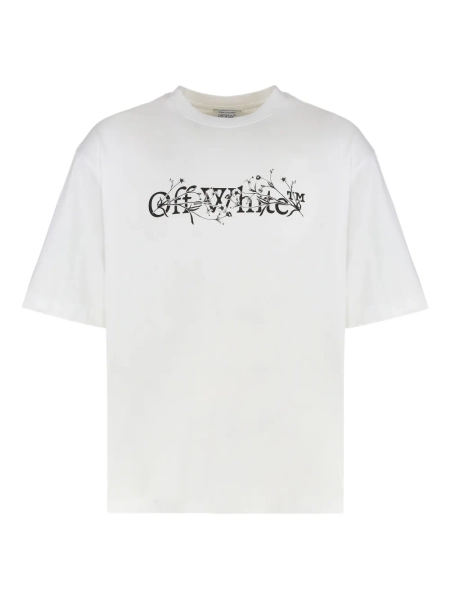 Off-White T-shirt met logoprint | S
