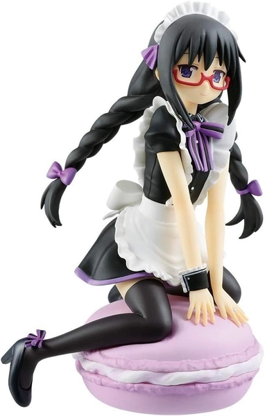 NEW Madoka Magica Homura Akemi Blueberry Macaron Figure Anime