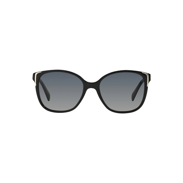 PRADA PR 01OS CONCEPTUAL Black - Woman Luxury Sunglasses, Polarized Grey Gradient Lens