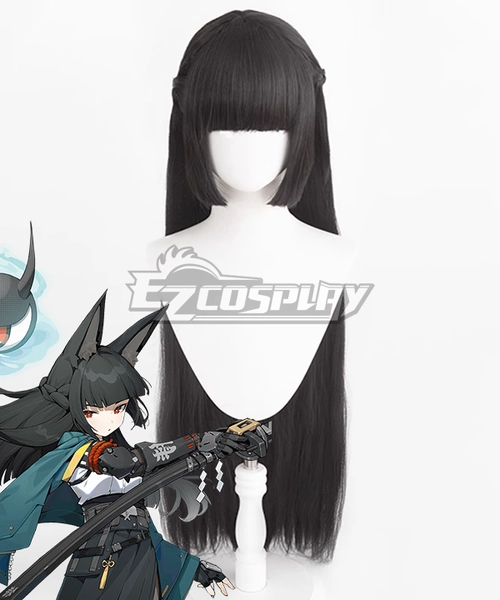 Zenless Zone Zero Hoshimi Miyabi Black Cosplay Wig