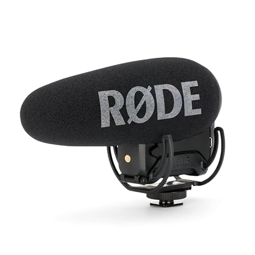 Rode VideoMic Pro+ Camera-Mount Shotgun Microphone,Black - Shotgun Microphone