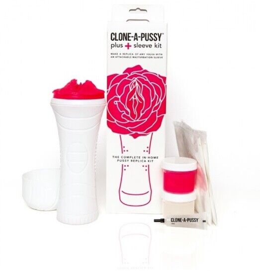 Clone A Pussy Sleeve Kit CLONE VAGINA MASTURBATOR Kit Hot Pink Sex Toy for Him