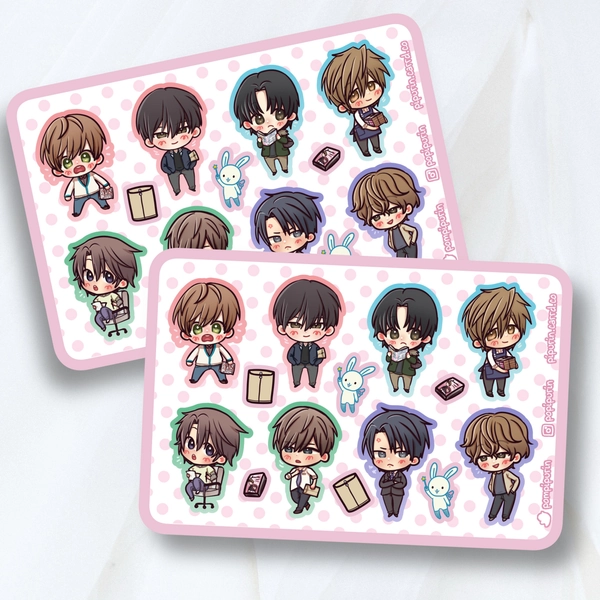 Sekaiichi Hatsukoi Sticker Sheet