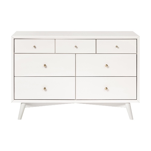 Palma 7-Drawer Double Dresser | Warm White