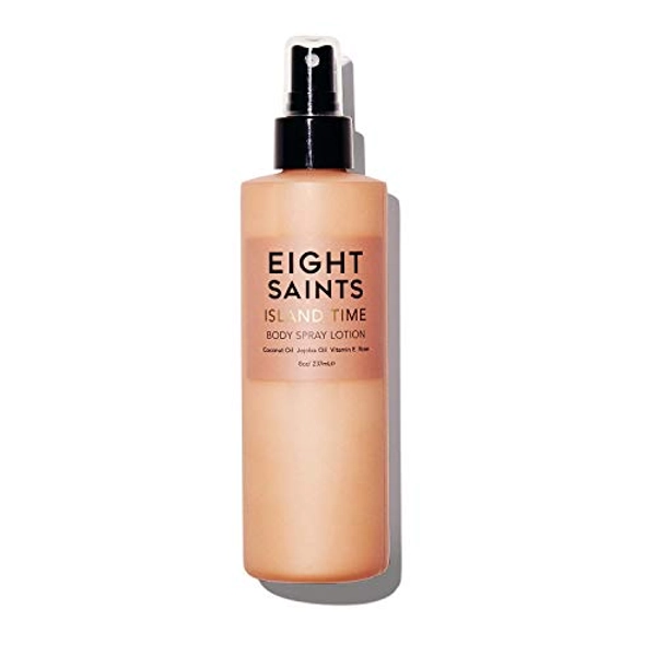 Eight Saints Island Time Body Lotion, 8 Oz (Pack of 1) | Protects, Nourishes, Hydrates | Coconut | Spray | Dry Skin