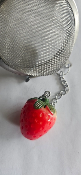 Tea ball strawberry shape charm tea infuser steeper tea strainer
