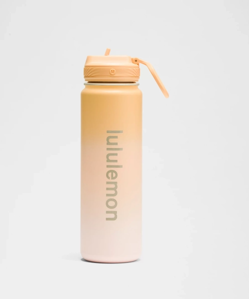 Back to Life Sport Bottle 24oz *Straw Lid - Rock Melon/Bright Coral/Pink Organza - ONE SIZE