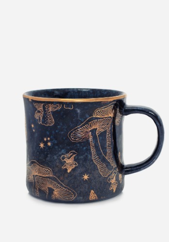 Faefire Foiled Mushroom Print Mug | Default Title