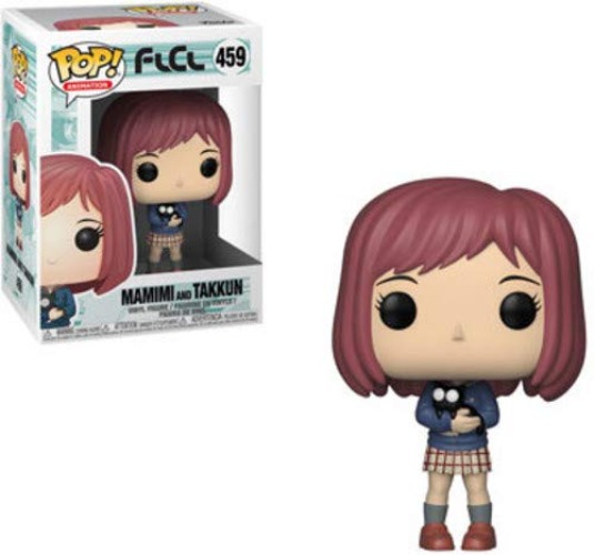 Funko Pop! Animation: FLCL - Mamimi with Takkun Black Cat Toy, Multicolor - 