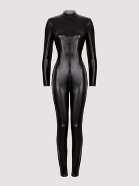 Lovehoney Fierce Wet Look Zip-Around Catsuit