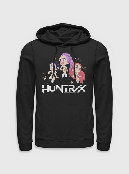 KPop Demon Hunters Chibi Huntrix Floating In Stars Hoodie