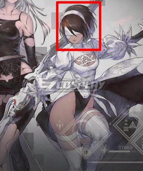 NieR Re[in]carnation NieR:Automata 2P Halloween Black Cosplay Wig