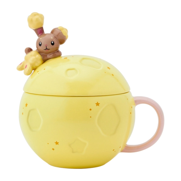 Mug with Lid Otsukimi Full Moon & Buneary Pokémon