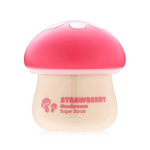 TONYMOLY Magic Food Strawberry Mushroom Sugar Scrub, 2.37 Fl Oz