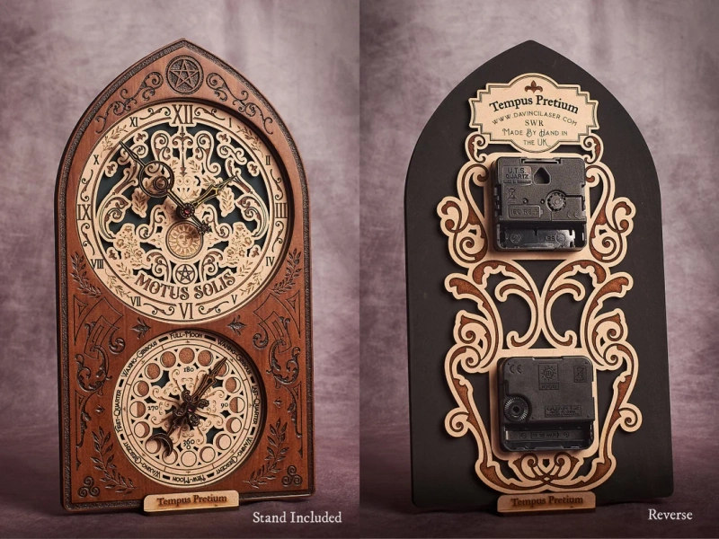 Moon Clock the Lunarium II Functional and Unique Lunar Calendar / Lunar Clock Beautiful Piece of Witchy Decor for Wiccans and Pagans - Etsy UK