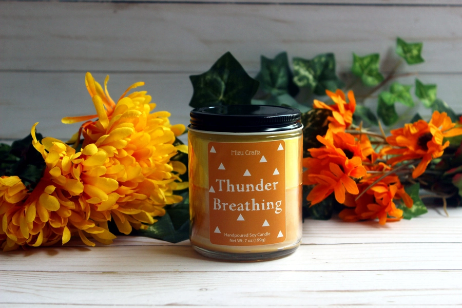 Thunder Breathing | Demon Slayer Inspired Candle - 8 oz