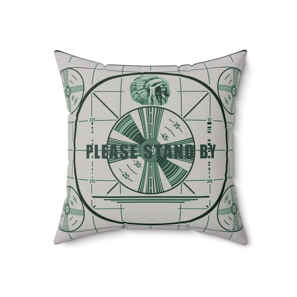 Fallout 'Please Stand By' Pillow, Gaming or Sleeping Cushion, Iconic Test