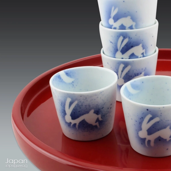 Rabbit Sake Cups