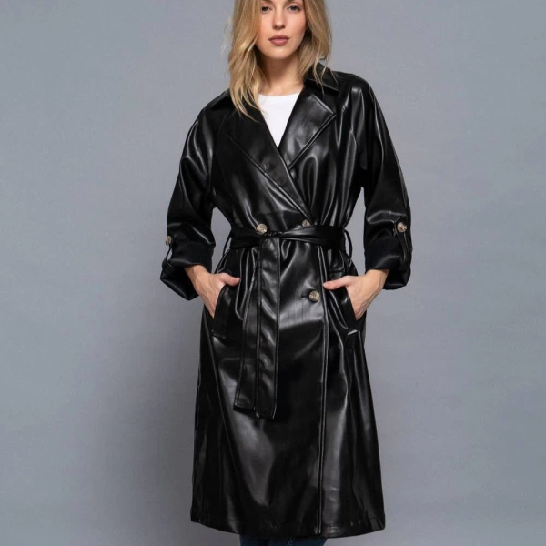 Shadow's Veil Trench Coat