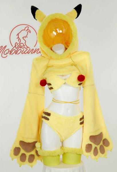 Derivative Furry Paw Gelb Set Pikachu