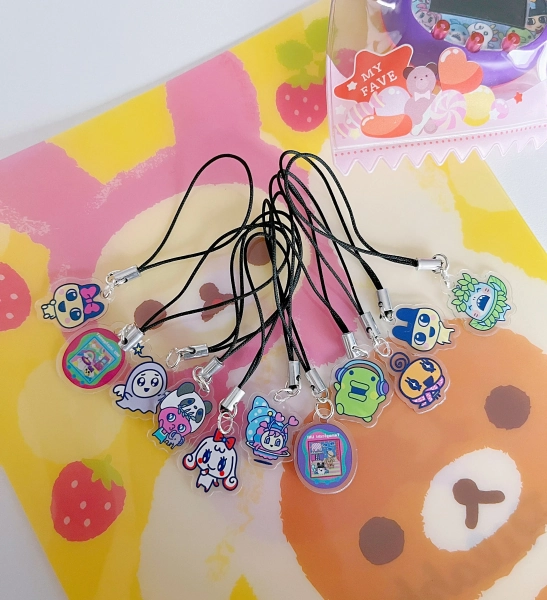 Tamagotchi Charm KeychainTama cute phone strap