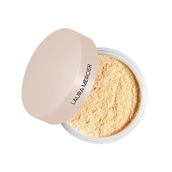 Laura Mercier Translucent Loose Talc-Free Setting Powder Ultra-Blur: Natural & Blurring Finish, Long Lasting, For Normal to Dry + Mature Skin, 4 Shades for All Skin Tones, Hyaluronic Acid Infused