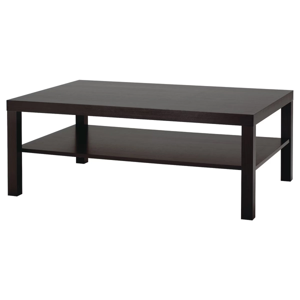 LACK Coffee table - black-brown 118x78 cm