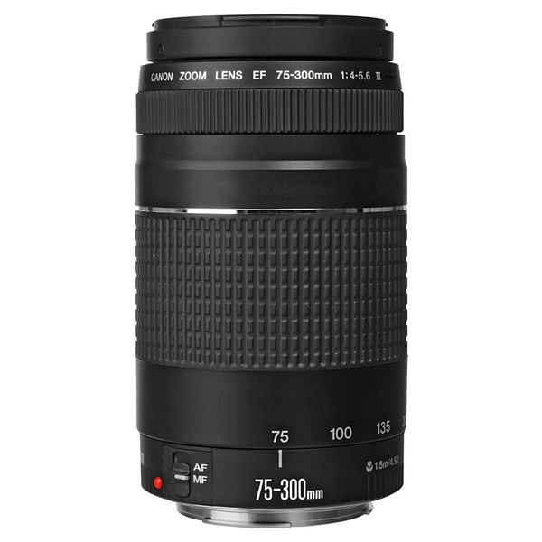 Canon EF 75-300mm f/4-5.6 III Negro