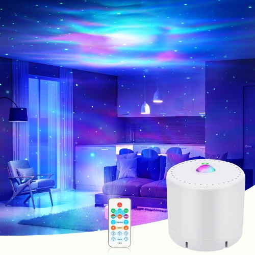 LED Ster Projector, Galaxy Projector met Afstandsbediening, Verstelbare Snelheid en Helderheid Night Light Projector, Aurora Lights Projector, Kinderen en Volwassen Party Decoratie