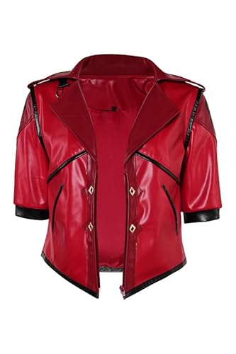 Vasojot Vi Cosplay Jacket Coat Red Costume Adult Women Halloween Cosplay The Piltover Enforcer Vi Outfits - Small - Red