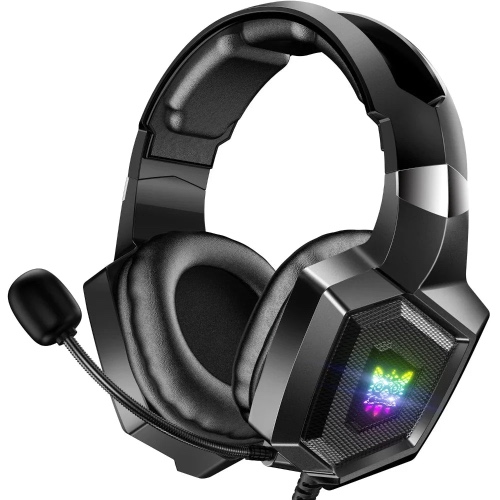 LED K8 Gaming Headphone - Black