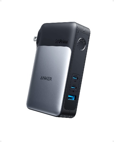 Anker 733 Power Bank (GaNPrime PowerCore 65W), 2-in-1 Hybrid Charger, 10,000mAh 30W USB-C Portable Charger with 65W Wall Charger, Works for iPhone 14/13, Samsung, Pixel, MacBook, Dell, and More