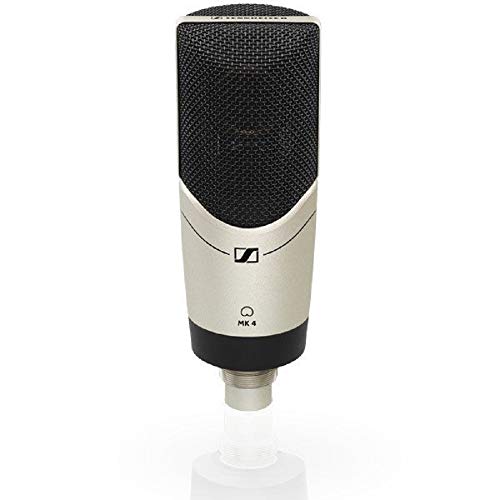 Sennheiser Professional MK 4 Cardioid Condenser Studio Microphone,Gold - Microphone