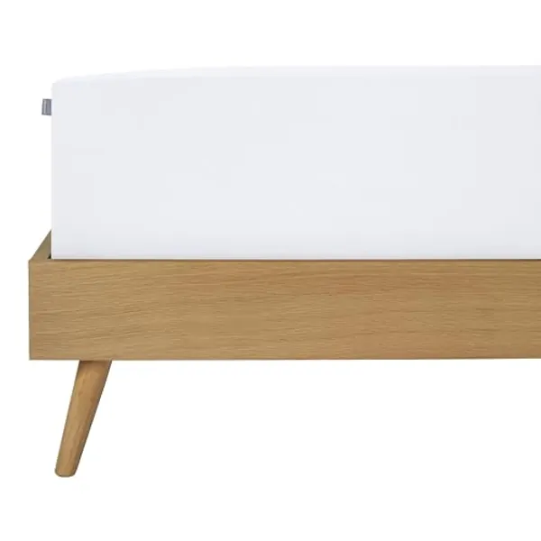 Schiesser Edeljersey Spannbettlaken Jessi | 100% gekämmte Baumwolle aus nachhaltiger Produktion | für Matratzen 180x200cm bis 190x200cm | Matratzenhöhe bis 22cm | Weiß