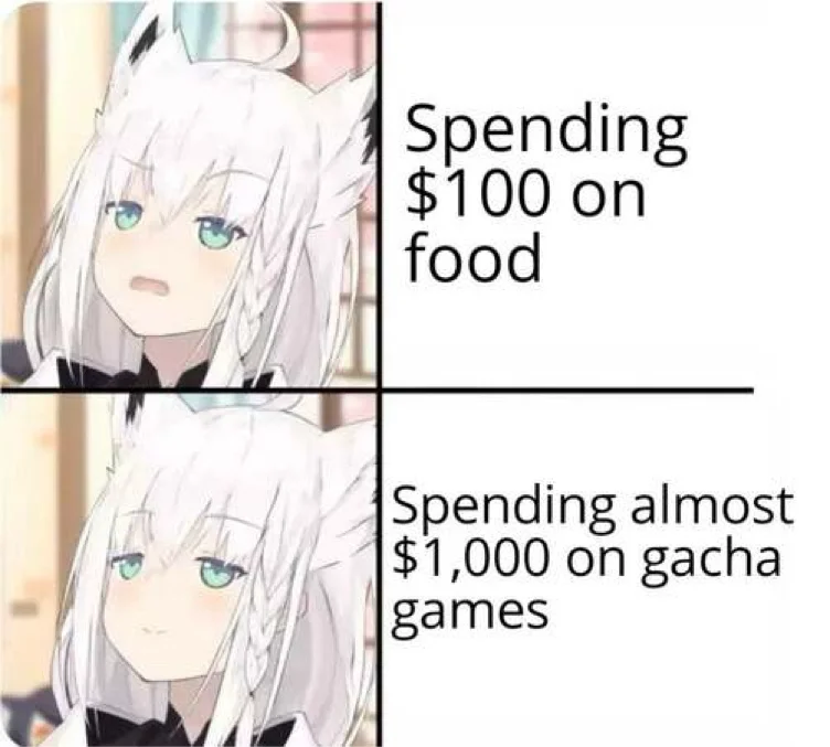 Gacha game funds
