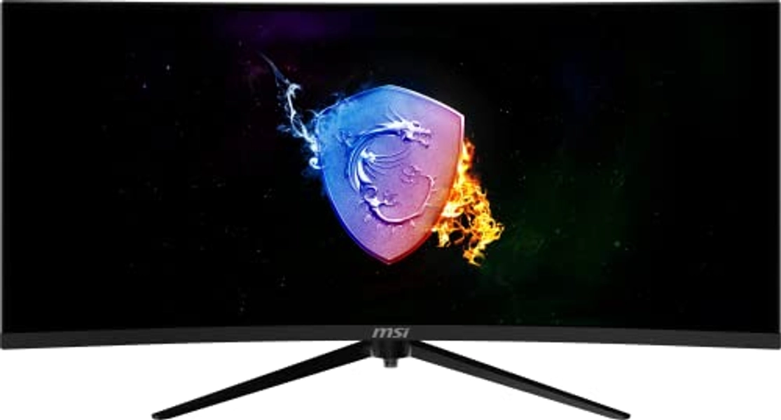 MSI MAG342CQM 1500R Curvature 21:9 Aspect Ratio Narrow Bezel 1ms 3440 x 1440 (UWQHD) 144Hz Refresh Rate Tilt/Swivel/Height/Pivot Adjustment 34" AMD Freesync Gaming Curved Monitor, Black