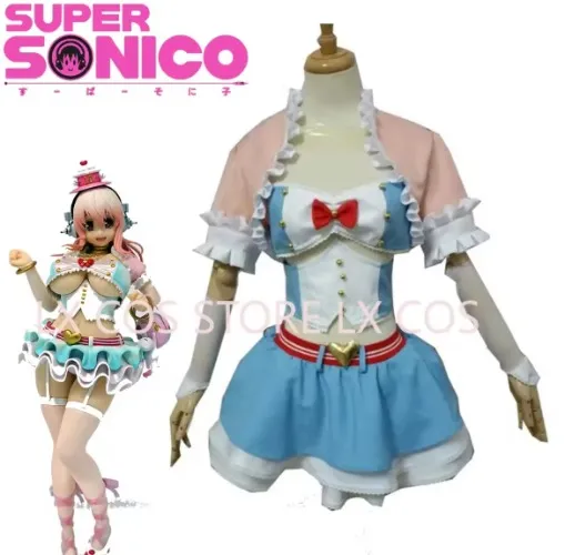 Super Sonico 10th anniversary cosplay