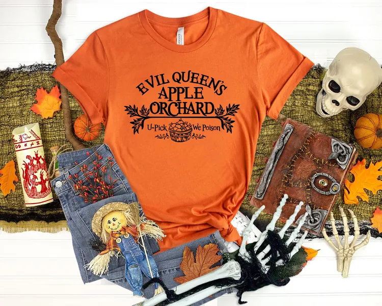 Evil Queens Apple Orchard Shirt, You Pick We Poison Shirt, Halloween Shirts, Halloween Party Tee, Witch Shirts, Apple Shirts, Halloween Gift