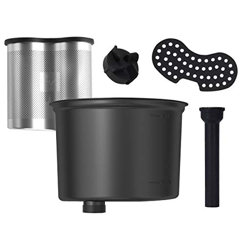 LĒVO II Spare Parts Kit - Includes Power Pod Herb Basket, Silicone Pod Protector, Ceramic Coated Reservoir, Drain Tube, & Silicone Stirrer - Compatible with LĒVO II Only