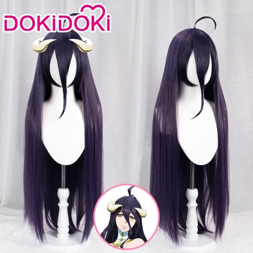 DokiDoki Novel Game AFK ARENA X OVERLORD Cosplay Cosplay Wig Albedo Wig