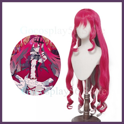 FGO Tristan Wig Fate/Grand Order Cosplay Grey Mixed Red Pink Synthetic Hair 100cm Long Curly Wig|Costume Accessories|   - AliExpress