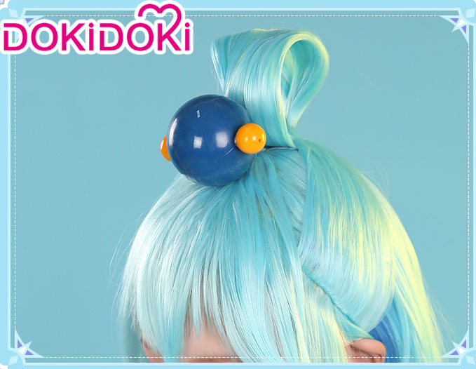 DokiDoki Anime God's Blessing on This Wonderful World! Cosplay Aqua Wig / Headwear Long Blue konosuba | Headwear Only