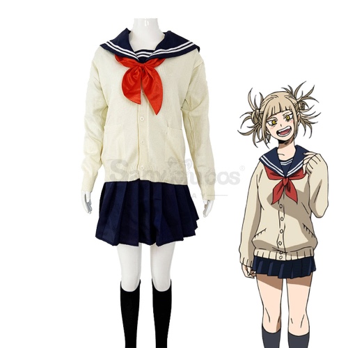 【In Stock】Anime My Hero Academia Cosplay Civilian Himiko Toga Cosplay Costume - XL