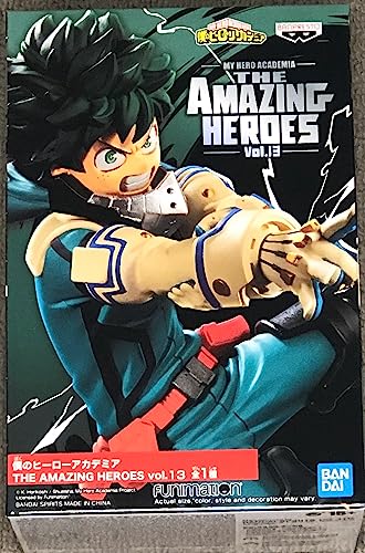 Banpresto My Hero Academia The Amazing Heroes vol.13 (Izuku Midoriya), Multiple Colors (BP17491)